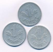 1946. 1Ft Al "Kossuth címer" + 1950-1952. 1Ft Al "Rákosi címer" (2xklf) T:VF,F