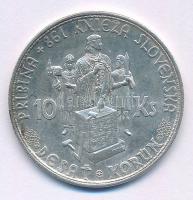 Szlovákia 1944. 10K Ag "Templom kereszttel - Pribina gróf" T:AU
Slovakia 1944. 10 Korun A...