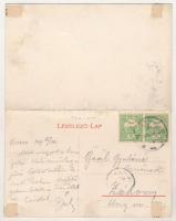 1909 Resica, Resicabánya, Resita; Beszállás a bányába, Ferenc József altáró, bányászok csillékben - ...