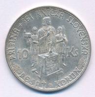 Szlovákia 1944. 10K Ag "Templom kereszttel - Pribina gróf" T:AU,XF
Slovakia 1944. 10 Koru...