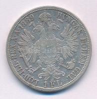 Ausztria 1889. 1Fl Ag "Ferenc József" T:VF Austria 1889. 1 Florin Ag "Franz Joseph" C:VF Krause KM#2222