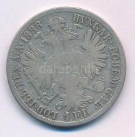 Ausztria 1889. 1Fl Ag "Ferenc József" T:VF,F Austria 1889. 1 Florin Ag "Franz Joseph" C:VF,F Krause KM#2222