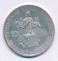 Szlovákia 1944. 10K Ag "Templom kereszttel - Pribina gróf" T:AU,XF kis patina
Slovakia 19...