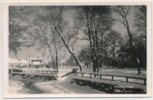 Kovászna-fürdő, Baile Covasna; tél. Turul Foto, Hadnagy Bazár / winter. photo (fl)