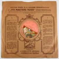 His Master's Voice gramofon lemez, Titta Ruffo: Ballo in maschera - Alla vita che t'arride, jó állapotban