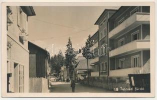 Tusnád-fürdő, Baile Tusnad; utcakép, Astoria szálloda / street, hotel