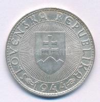 Szlovákia 1944. 10K Ag "Templom kereszttel - Pribina gróf" T:AU Slovakia 1944. 10 Korun Ag "Church with cross - Prince Pribina" C:AU  Krause KM#9.1