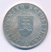 Szlovákia 1944. 10K Ag "Templom kereszttel - Pribina gróf" T:AU,XF Slovakia 1944. 10 Korun Ag "Church with cross - Prince Pribina" C:AU,XF Krause KM#9.1