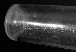 Hazai Likőr-Rum és Szeszárugyár R.T. Budapest üveg, m: 24 cm