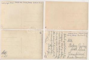 Tátra, Magas-Tátra, Vysoké Tatry - 8 db RÉGI fotós képeslap egy sorozatból: szánkóverseny, téli spor...