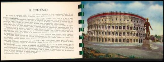 cca 1970-1980 Guida con ricostruzioni del centro monumentale di Roma antica, ókori római épületek er...