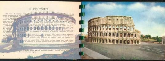 cca 1970-1980 Guida con ricostruzioni del centro monumentale di Roma antica, ókori római épületek er...