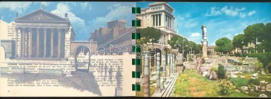 cca 1970-1980 Guida con ricostruzioni del centro monumentale di Roma antica, ókori római épületek er...