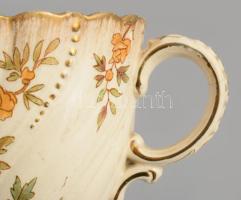 Sarreguemines 2 darab csésze, erős mázrepedéssel, jelzés nélkül,. m: 5-6 cm