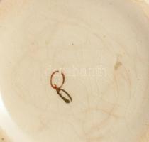 Sarreguemines 2 darab csésze, erős mázrepedéssel, jelzés nélkül,. m: 5-6 cm