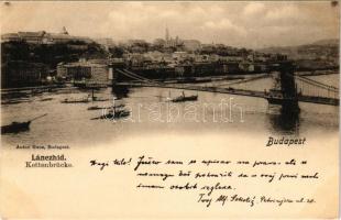 1899 Budapest, Lánchíd. Anton Ganz (EK)