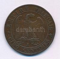 Franciaország 1856A 5c bronz "III. Napóleon" T:VF
France 1856A 5 Centimes bronze "Na...