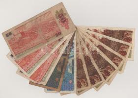 Csehszlovákia 1986. 10K (6x) + 1987. 50K (3x) + 1988. 20K (2x) T:F,VG
Czechoslovakia 1986. 10 Korun...