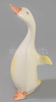Hollóházi liba, jelzett, hibátlan, m: 21 cm