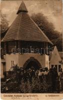 1916 Alváca, Alváca-gyógyfürdő, Vata de Jos (Hunyad); Új fürdőpavilon. Berkovits Izidor kiadása / spa, bathhouse (EB)
