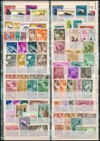 40 klf flóra-fauna motívum sor, köztük 4 db holland Új-Guinea, összesen 147 db bélyeg 2 berakólapon