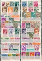 40 klf flóra-fauna motívum sor, köztük 4 db holland Új-Guinea, összesen 147 db bélyeg 2 berakólapon