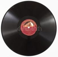 12 db vegyes magyar és külföldi bakelit lemez, "His Master's Voice" albumban, az albu...