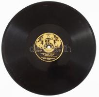 12 db vegyes magyar és külföldi bakelit lemez, "His Master's Voice" albumban, az albu...