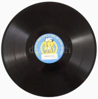 12 db vegyes magyar és külföldi bakelit lemez, "His Master's Voice" albumban, az albu...