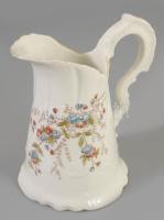 cca 1890 Szecessziós kiöntő, jelzés nélkül, hibátlan, m: 13,5 cm