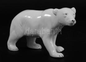 Lippelsdorf jegesmedve, jelzett, hibátlan, 15x9 cm
