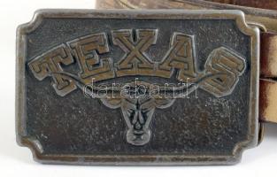 Texas csatos bőr öv