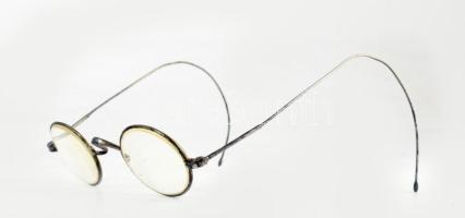 Antik gyermek szemüveg, h: 11 cm