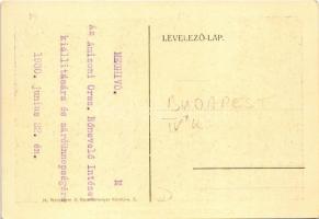 1930 Budapest XIV. Amizoni országos magyar nőnevelő intézet, kerti munka, hátoldalon meghívó. Amerik...