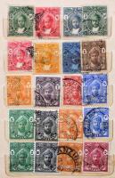 Brit gyarmatok (Leeward, Seychelles, Virgin-szigetek, Zanzibár) 147 klf bélyeg kis berakóban