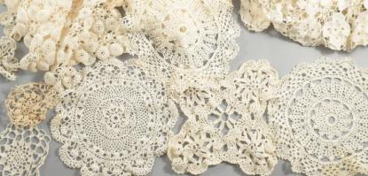 Doboznyi vegyes csipketerítő tétel, nagyobbak is