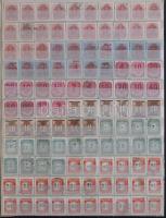 Több mint 1.000 klf magyar 10-es berakólapokon, 2 mappában