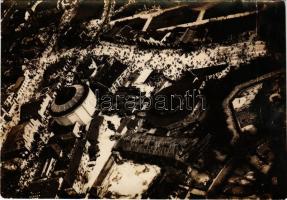 Budapest XIV. Városliget, a Fővárosi Nagycirkusz és környéke látképe, légi felvétel. photo (16,9 x 1...