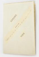 cca 1900-1910 Szerednye és környékének (Kárpátalja) térképe, 1 : 75.000, vászonra kasírozva, 39x51 c...