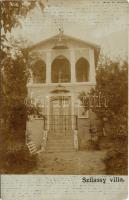 1902 Budapest, Szilassy villa, Morze-jelű üzenettel. photo