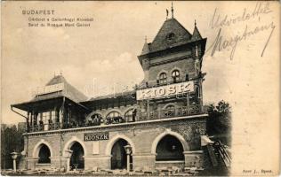 1909 Budapest XI. Gellérthegyi Kioszk. Auer J. kiadása