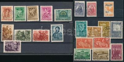 Kis magyar tétel 6 db stecklapon az 1920-1950-es évekből