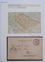 Bosznia-Hercegovina 1890-1906 14 db díjjegyes levelezőlap + 12 db levél leírással, KABE csavaros alb...