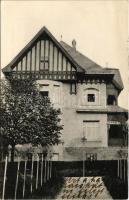 1931 Budapest XI. Dr. Frits Kálmán villája. Somlói út 11. A képeslap feladója Dr Frits Kálmánné Plei...