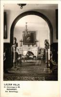 1931 Budapest XI. Gellérthegy, Lázár villa, belső, nappali. Kelenhegyi út 49. photo