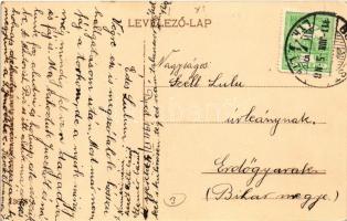 1911 Budapest XI. Műteremház a Gellérthegyen a Mányoki út és Kelenhegyi út sarkán. Fellner Mór kiadá...