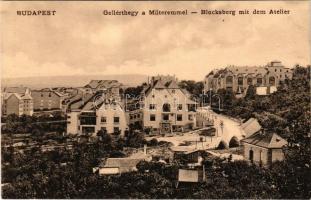 Budapest XI. Gellérthegy a Műteremmel és Kemenes utcai villákkal, jelentősen más beépítettséggel, mi...