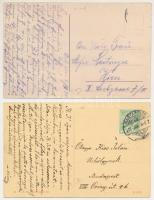 Budapest VI. Andrássy út - 2 db RÉGI város képeslap: Váci körút és Vilmos császár út, Andrássy út, v...