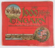 Az ezeréves Magyarország és a milléniumi kiállítás. (Das 1000 jährige Ungarn und die Millenniums-Austellung.) Magyarország legszebb tájainak, városainak és műkincseinek valamint a kiállítás nevezetességeinek fényképgyüjteménye. Szerk.: Piványi Ernő, Timár Szaniszló, Palóczy Lipót, Fouquau Henrik, Vidéky László. Kiadja Laurencic Gyula igazgató. Bp., 1896, Kunosy Vilmos és Fia, [4]+192+[2] p. Fekete-fehér képekkel illusztrálva. Magyar, német, francia és angol nyelven. Kiadói illusztrált egészvászon-kötés, széteső, rossz állapotban.