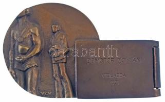 1991. "Kiváló utánpótlás neveléséért - Az OTSH elnökétől" kinyitható öntött bronz plakett,...